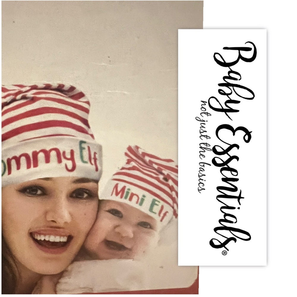 Baby Essentials Mommy Elf And Baby Santa Hats